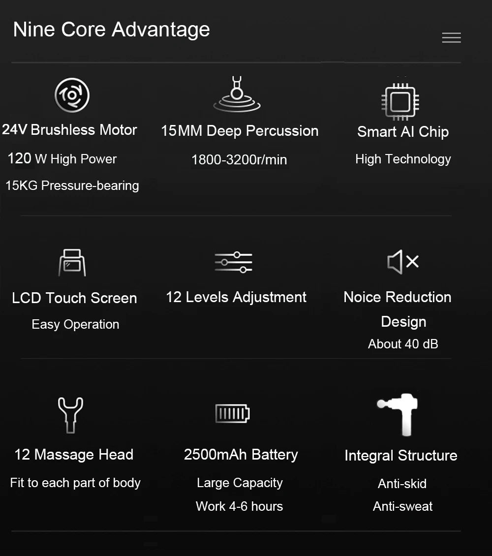 24V Hot-Cold Pro Massage Gun