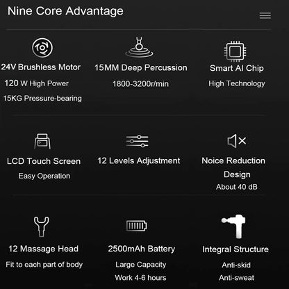 24V Hot-Cold Pro Massage Gun