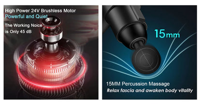 24V Thermal Relief Massage Gun